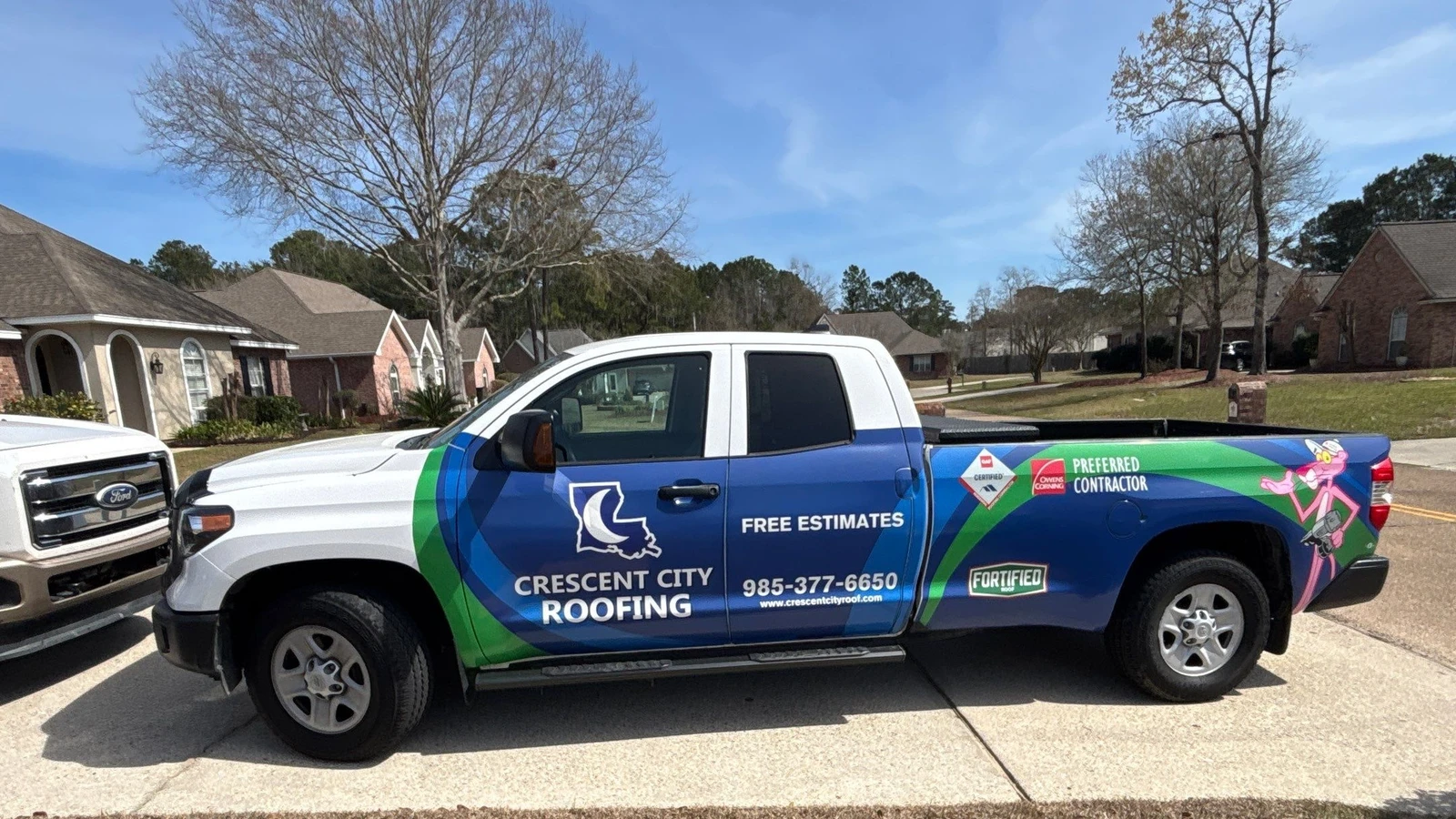 Large Roof Replacement with OC Onyx Black Shingles Slidell