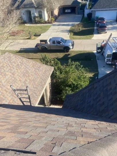 Large Fortified Roof Replacement with OC Teak in Slidell