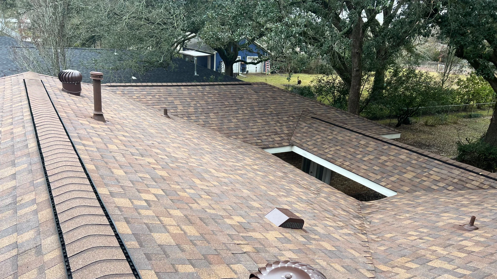 Large Roof Replacement with OC Desert Rose Mandeville