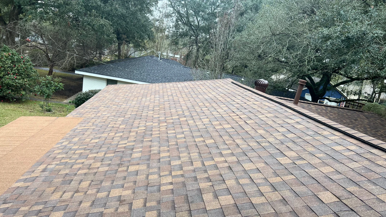 Large Roof Replacement with OC Desert Rose Mandeville