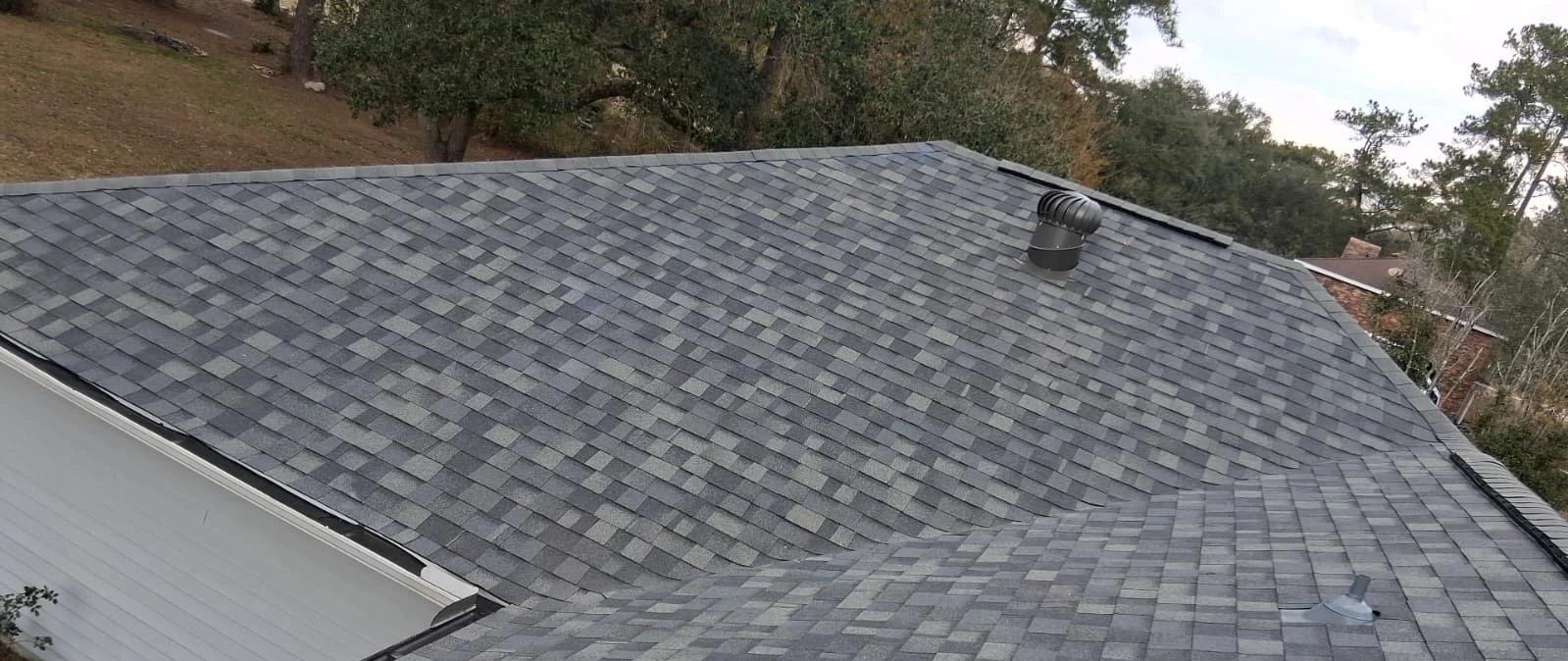 Large Roof Replacement with OC Estate Gray Shingles Slidell