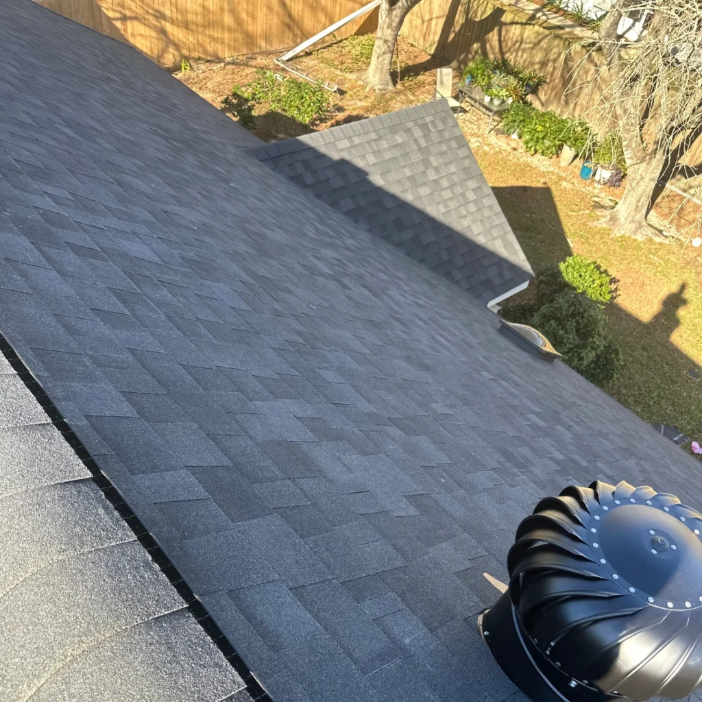 XL Fortified Roof Replacement with OC Onyx Black Slidell