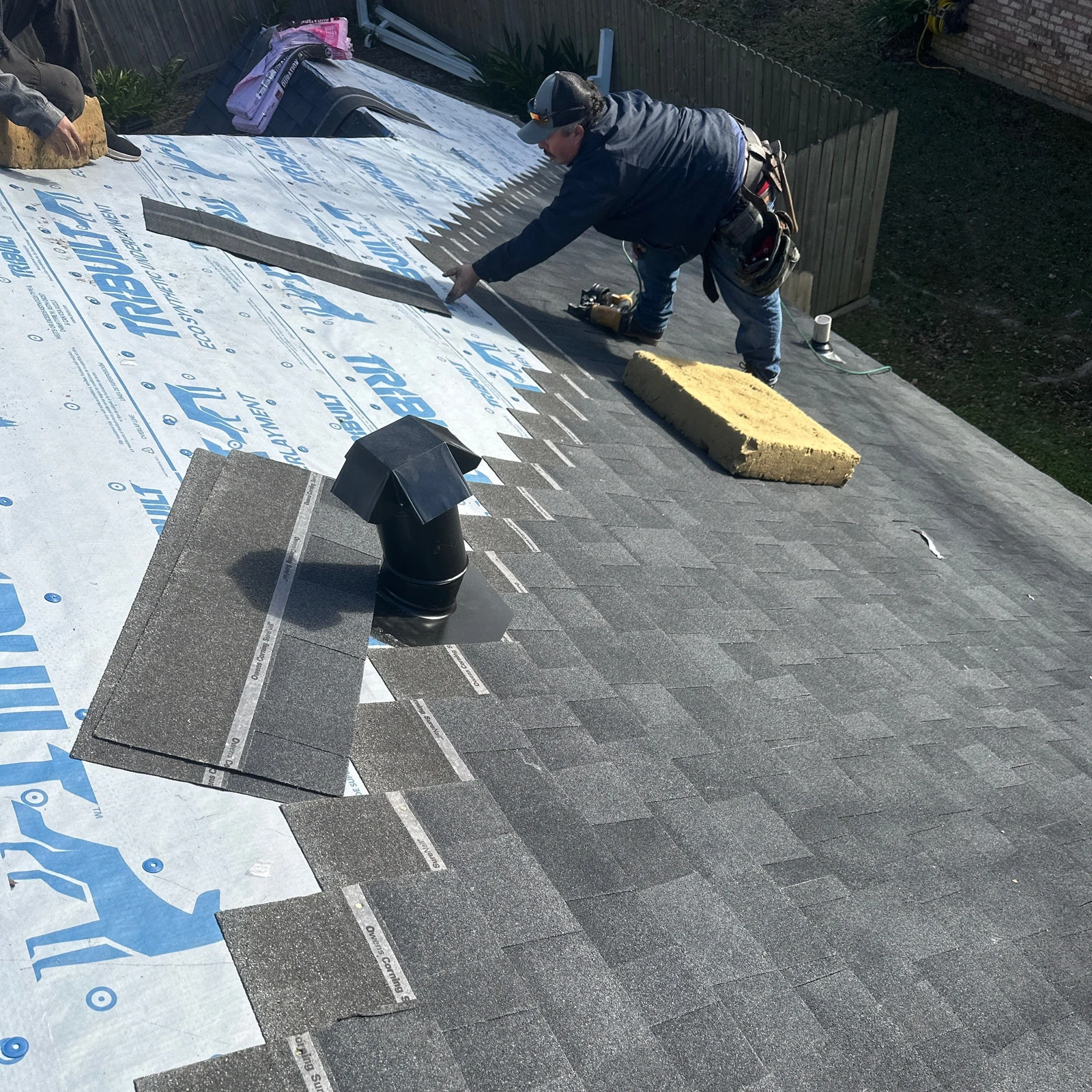 XL Fortified Roof Replacement with OC Onyx Black Slidell