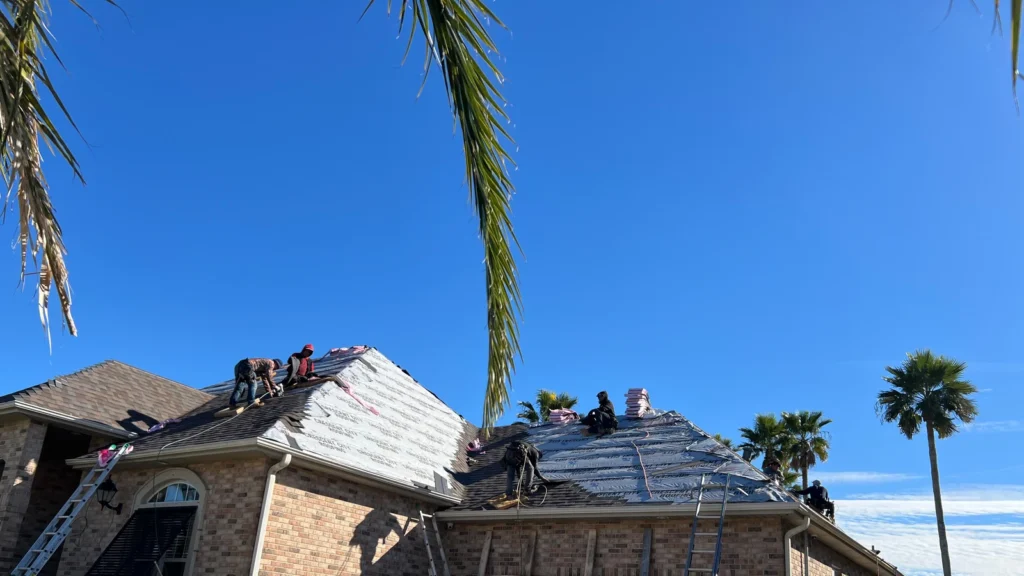 XL Roof Replacement with OC Teak Shingles Slidell LA
