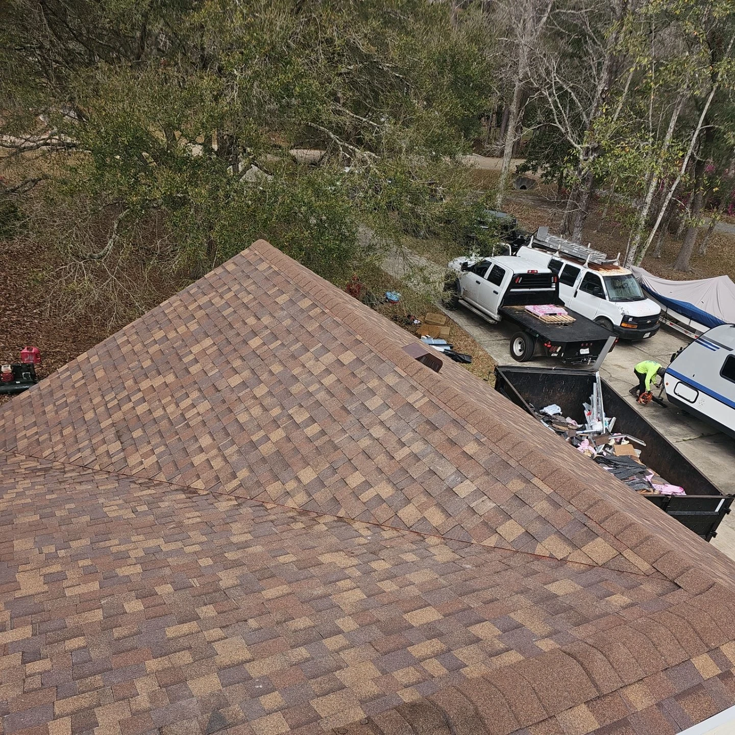 Large Fortified Roof Replacement OC Desert Rose Slidell