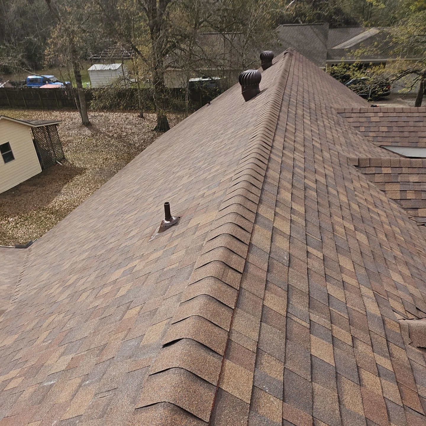 Large Fortified Roof Replacement OC Desert Rose Slidell