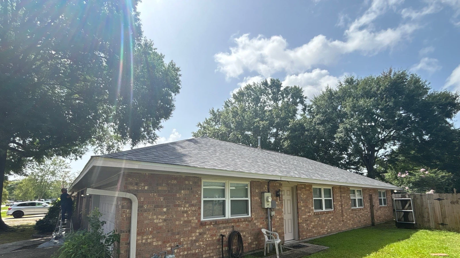 Large Roof & Gutter Replacement OC Williamsburg Gray Slidell