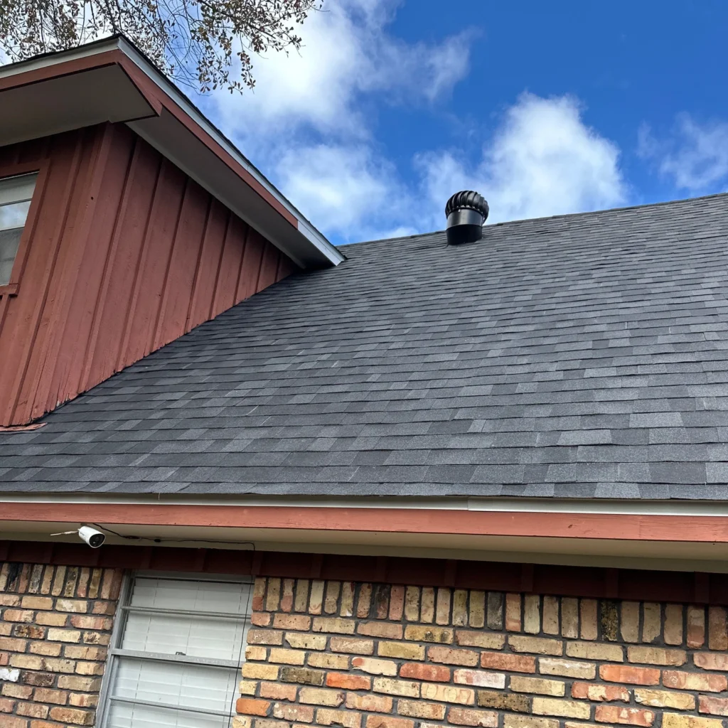 Large Fortified Roof Replacement OC Onyx Black Slidell