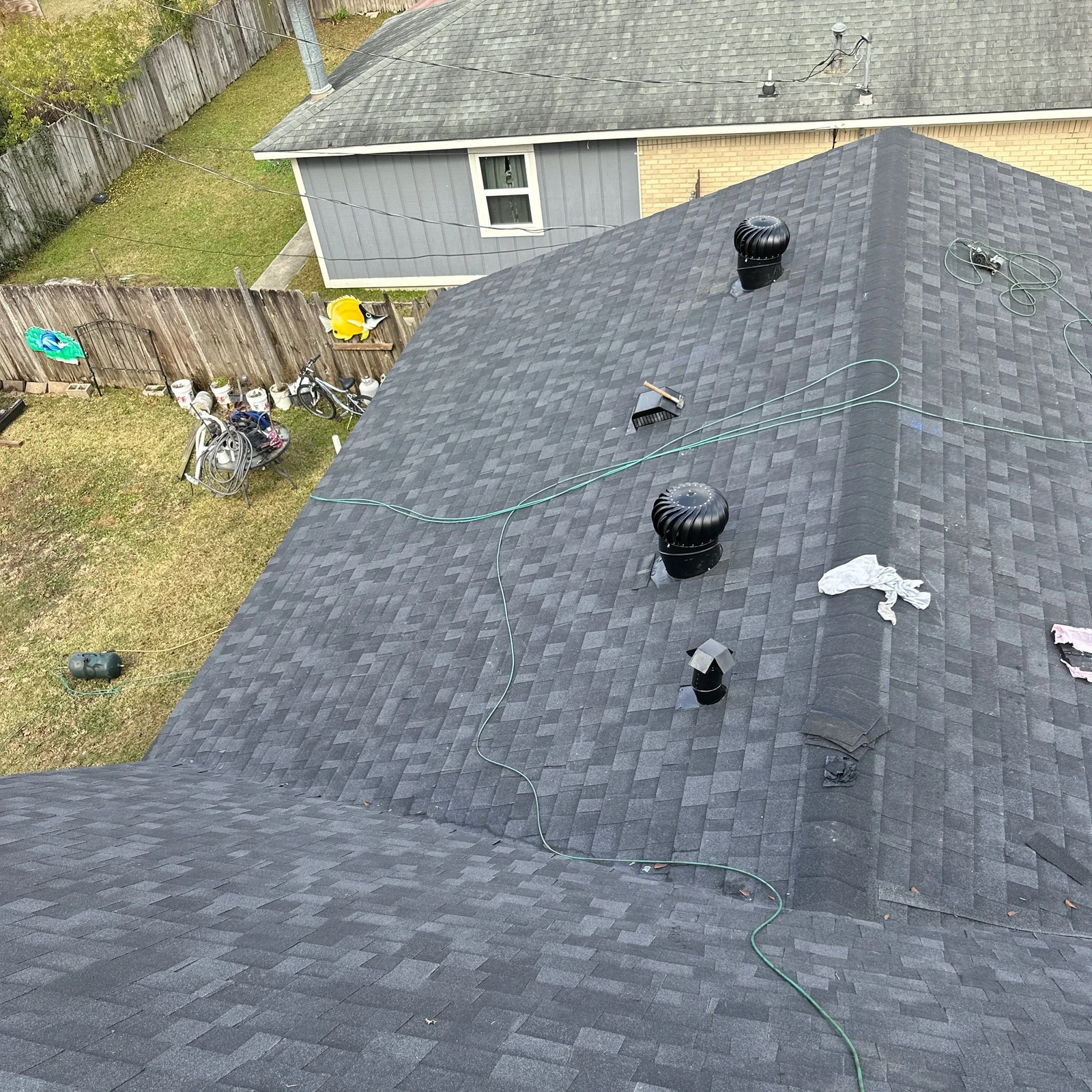 Large Fortified Roof Replacement OC Onyx Black Slidell