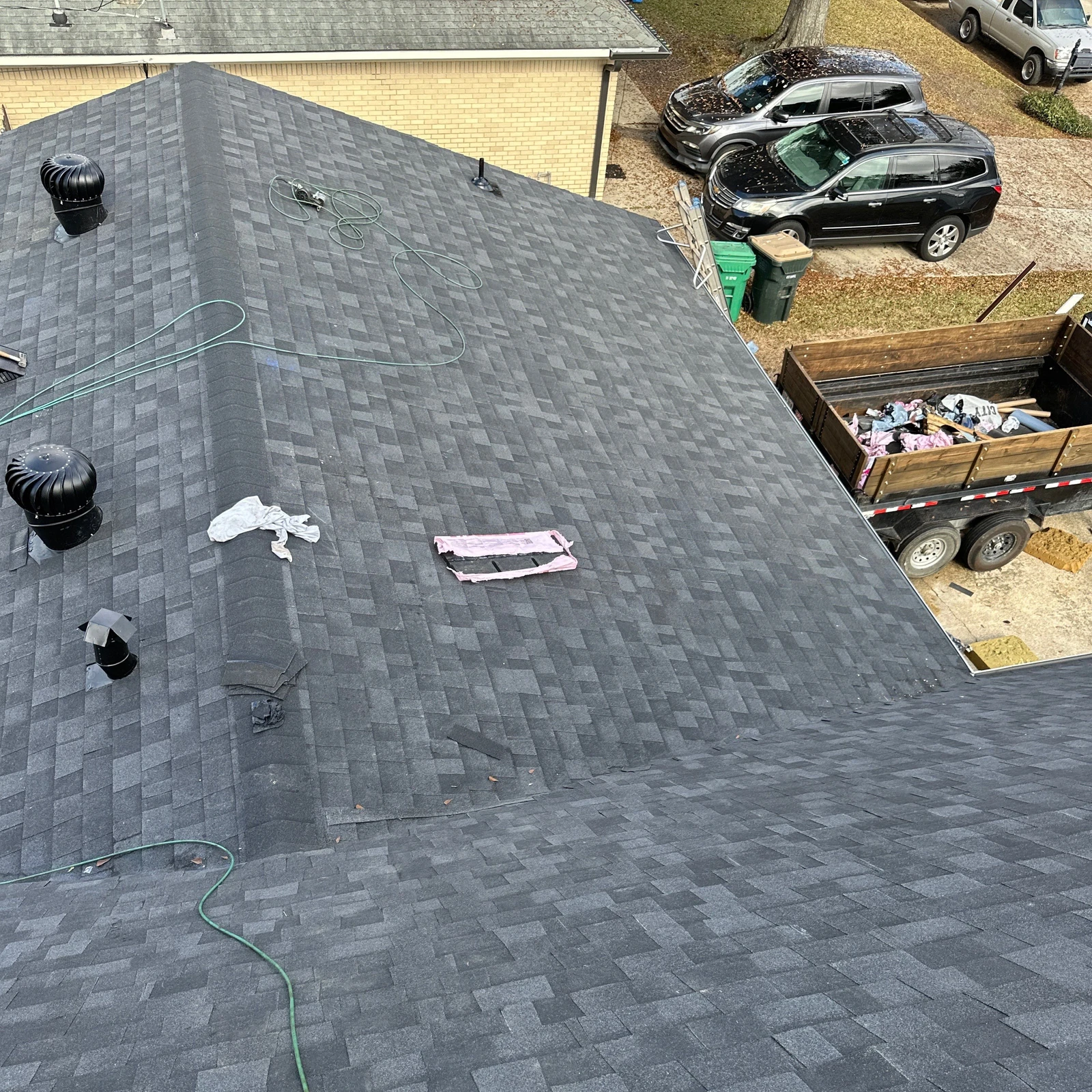 Large Fortified Roof Replacement OC Onyx Black Slidell
