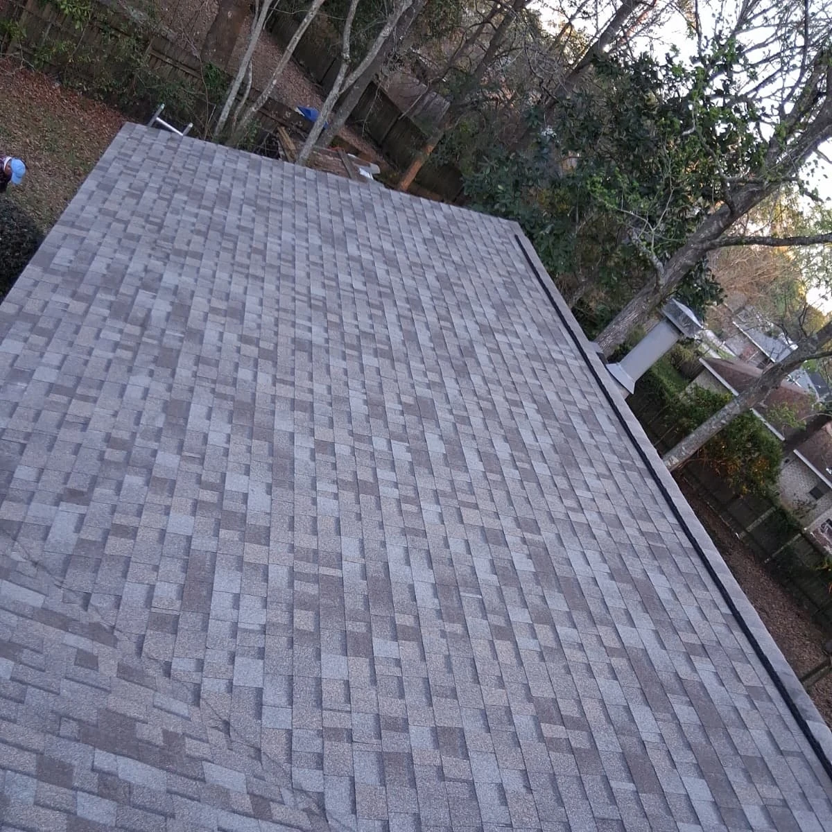 Small Roof Replacement with OC Driftwood Shingles Slidell