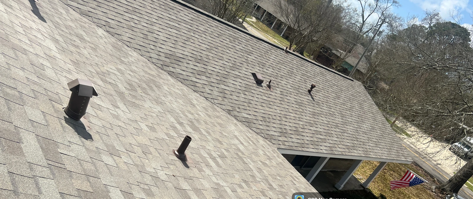 XL Roof Replacement with OC Driftwood Shingles Slidell