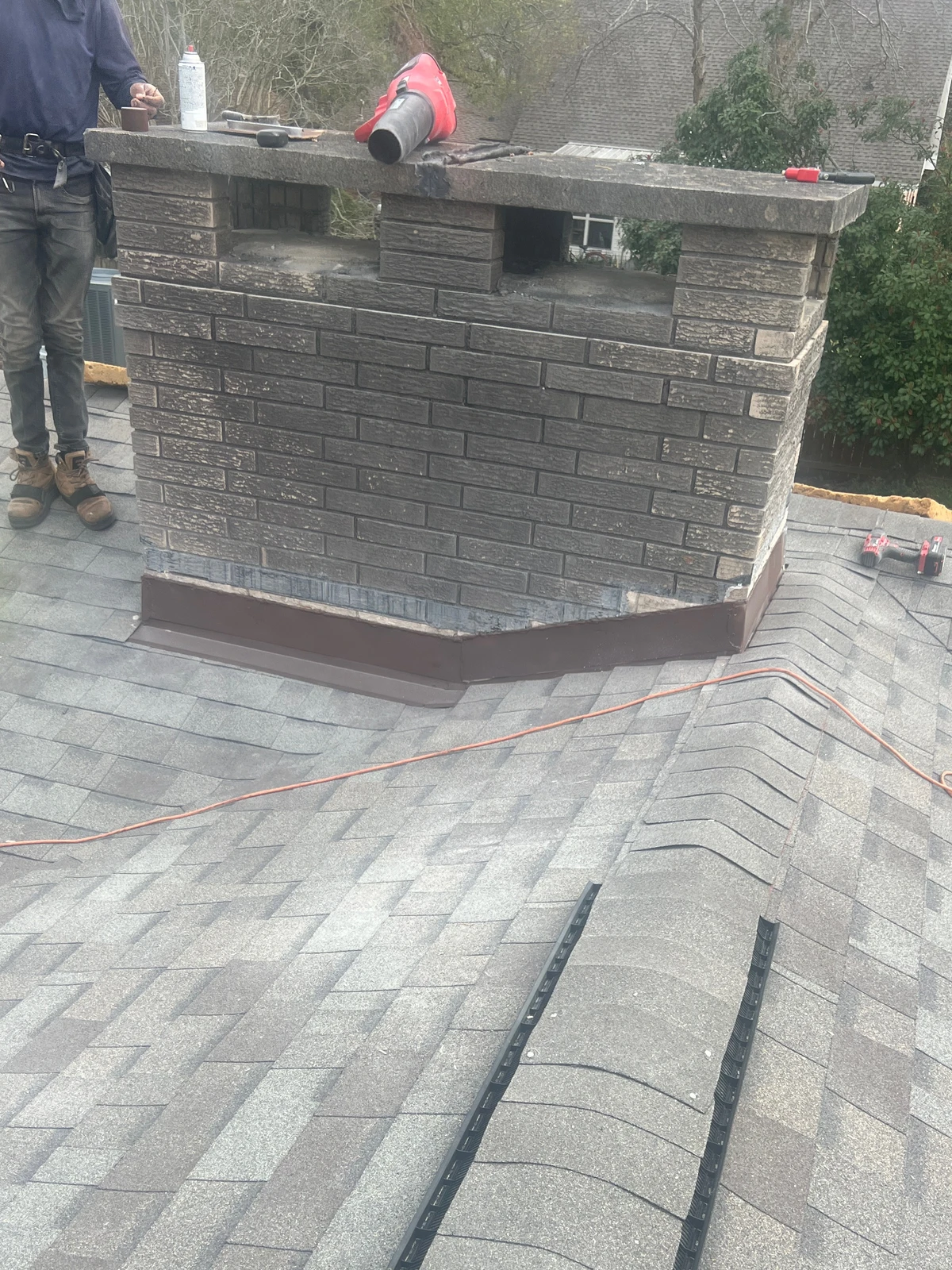 XL Roof Replacement with OC Driftwood Shingles Slidell